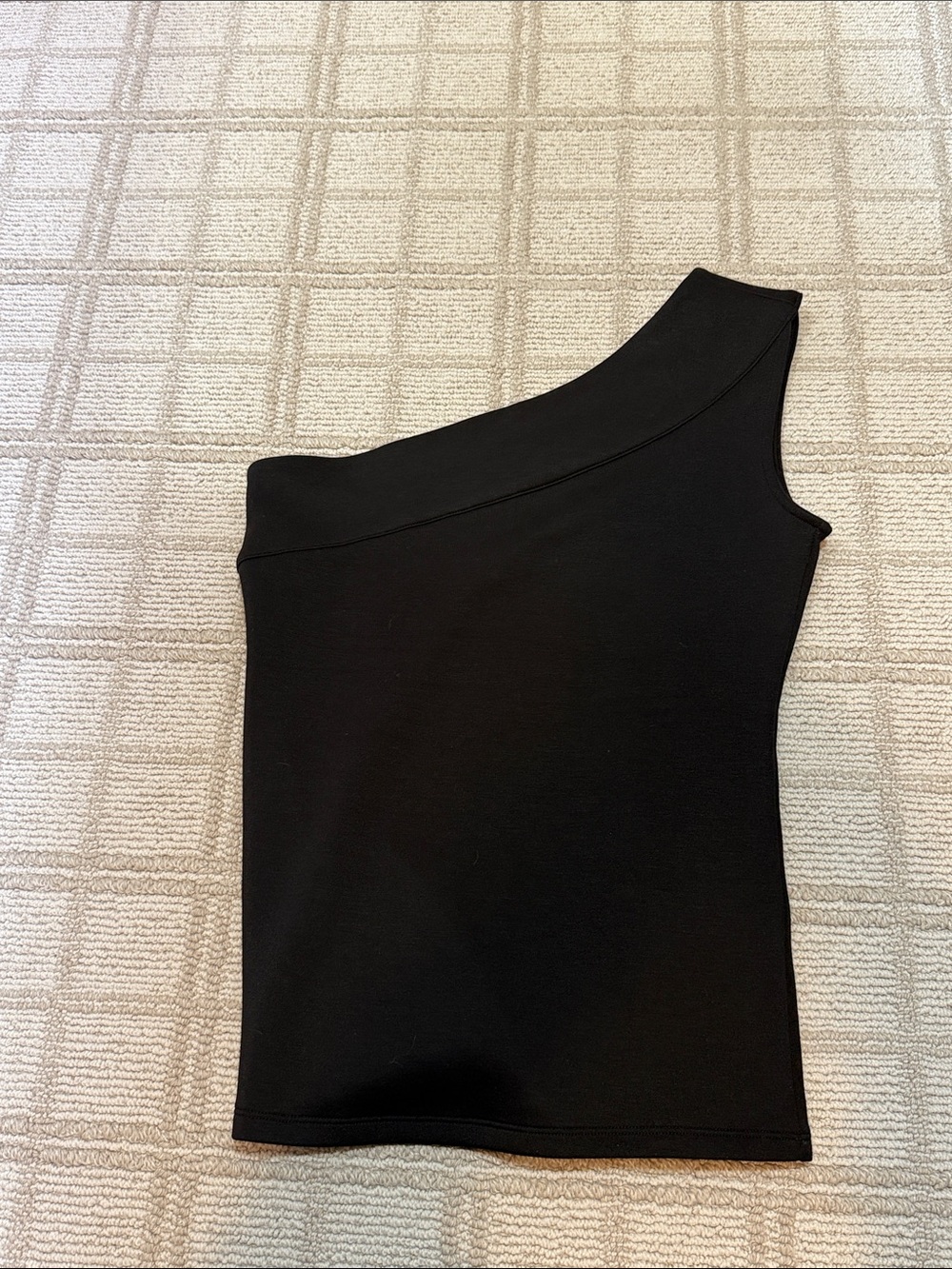Banana Republic Black One-Shoulder Tank Top